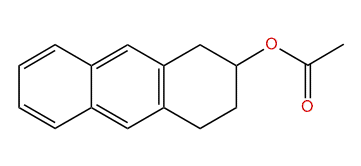 1,2,3,4-Tetrahydroanthracen-2-yl acetate